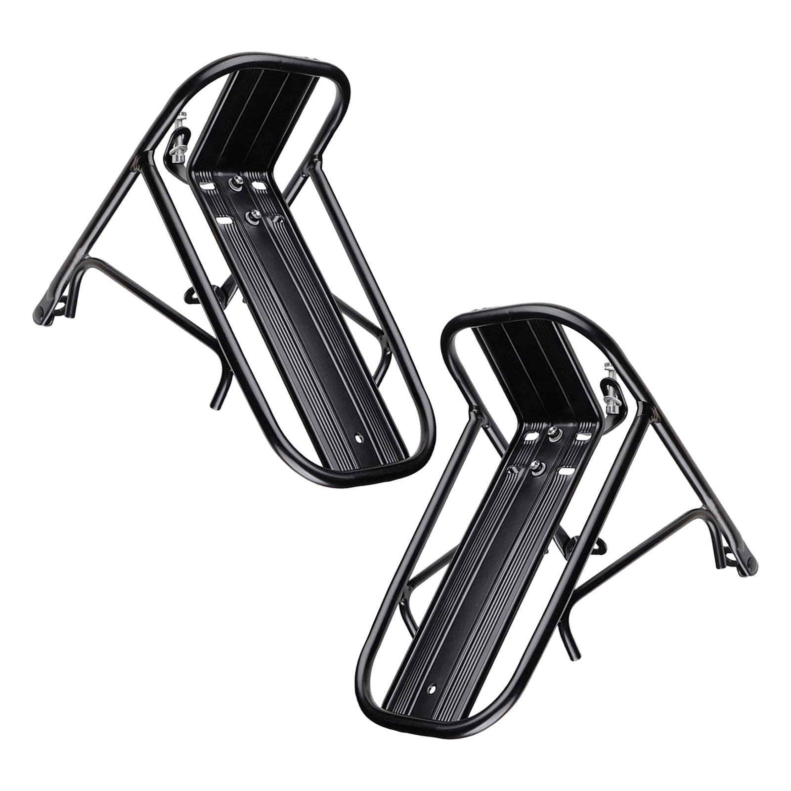 Commuting On Road Bike - 2 stuks voorfiets bagagedrager, robuuste metalen
