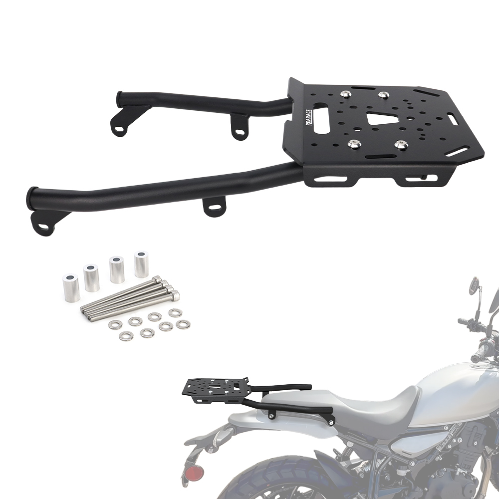 Cargo Rack Aluminum - Motorfiets Topkoffer Drager Beugel Achterbagagerek Cargohouder