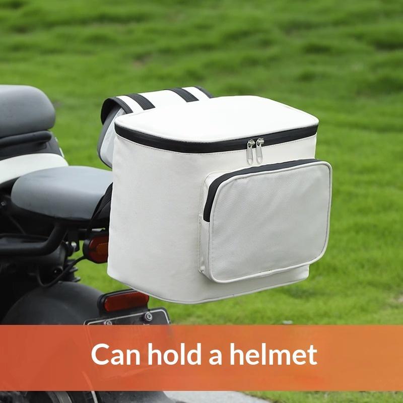Commute Cycling Helmet - Waterdichte elektrische fiets-opbergtas aan de achterkant,