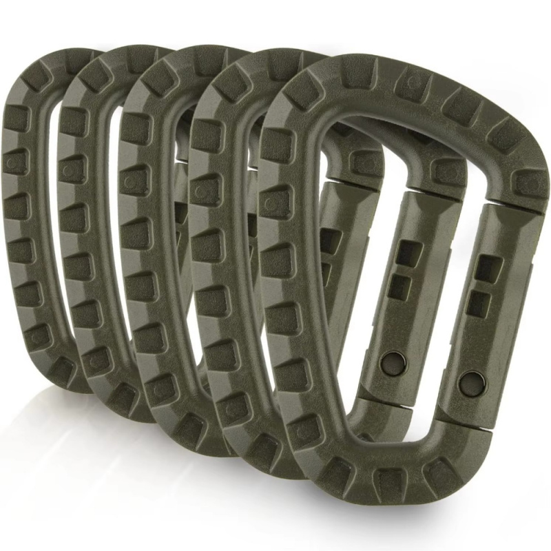 Chain Lock Combination - 2/5/16 Stuks Tactische Karabijnhaak Set Plastic
