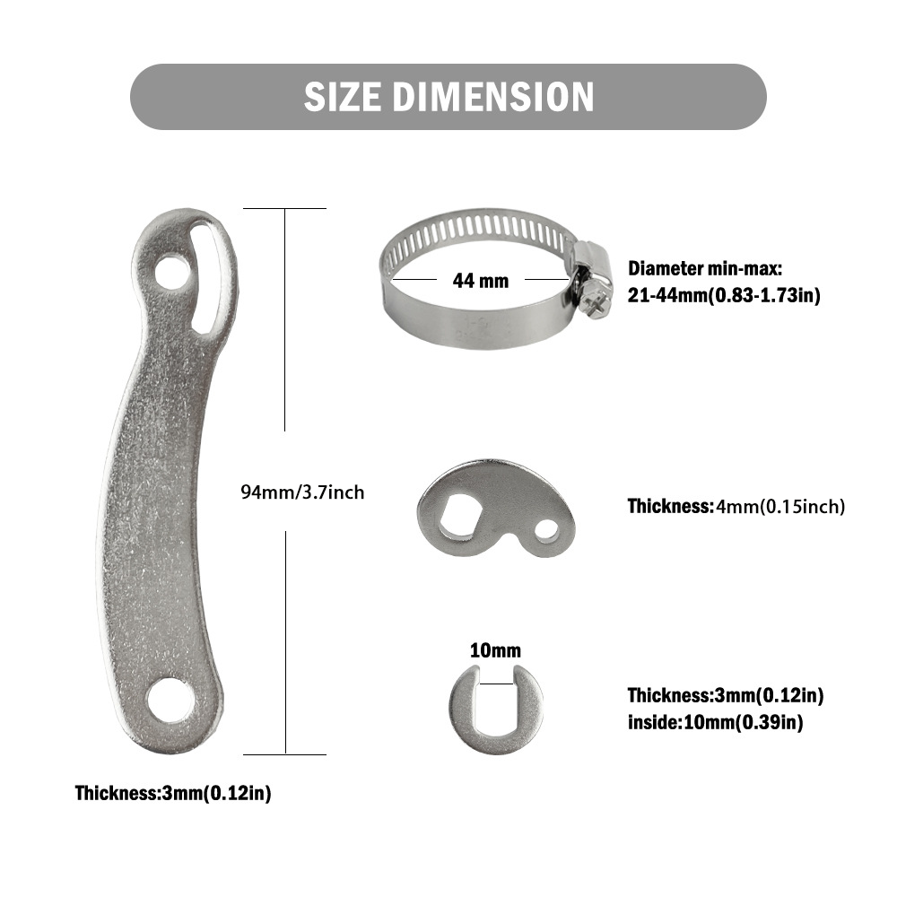 2 sets Torque Arm-conversiekit - Dynamo Hub Front recensie en prijs