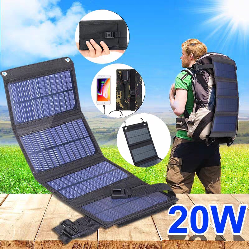 Opvouwbaar zonnepaneel 20W 50W - Usb Charger Dynamo recensie en prijs